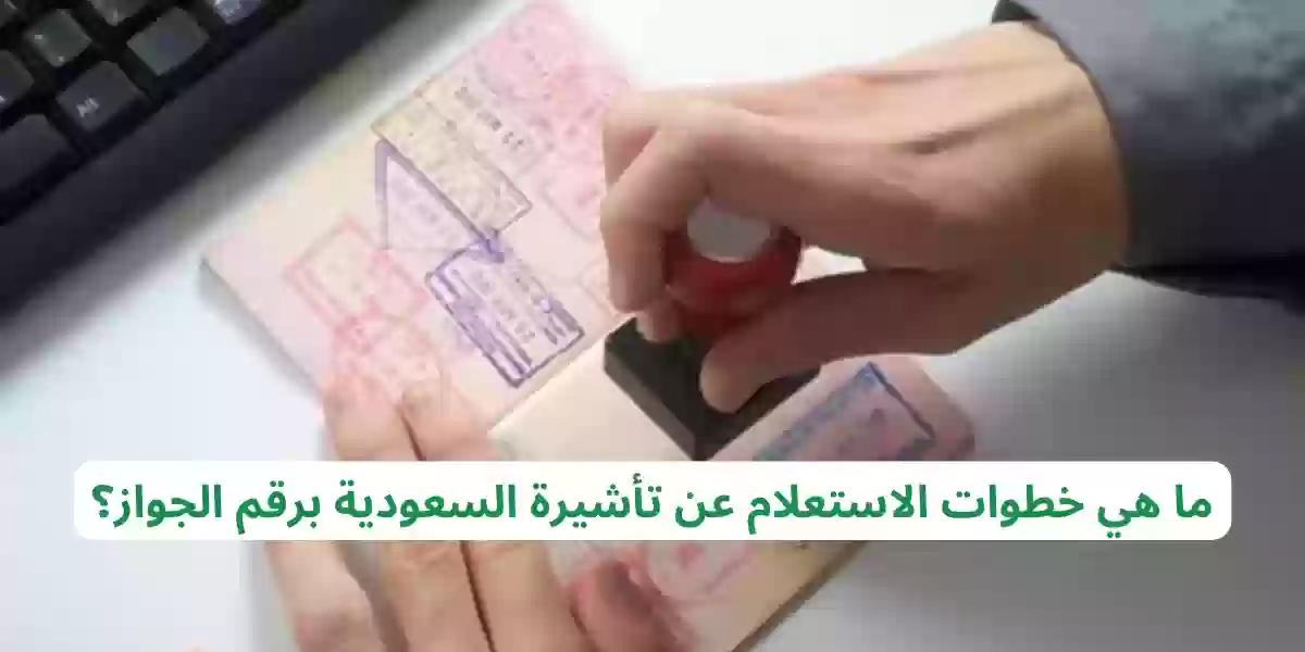 ما هي خطوات الاستعلام عن تأشيرة السعودية برقم الجواز؟