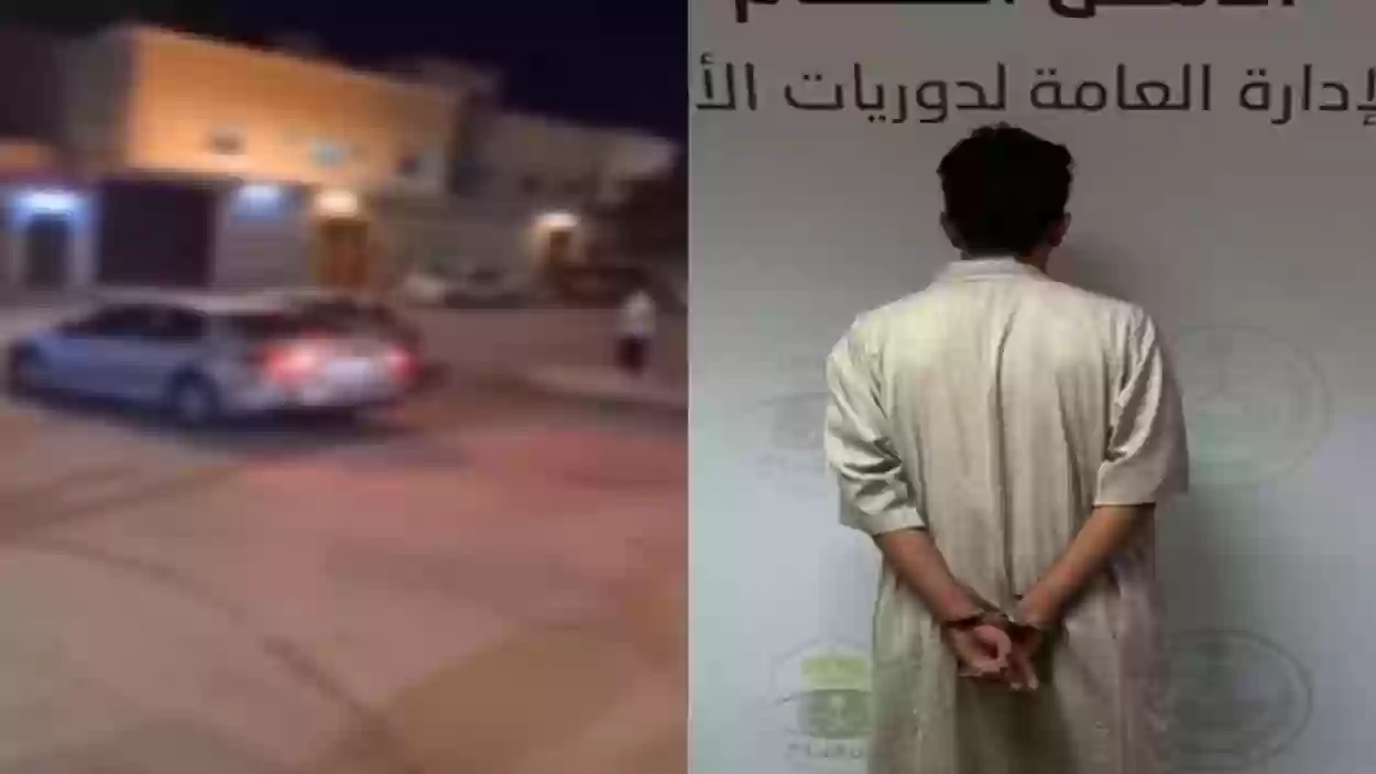 شاب يعلق بعوافي بعد صدم المندوب بأحد شوارع الرياض
