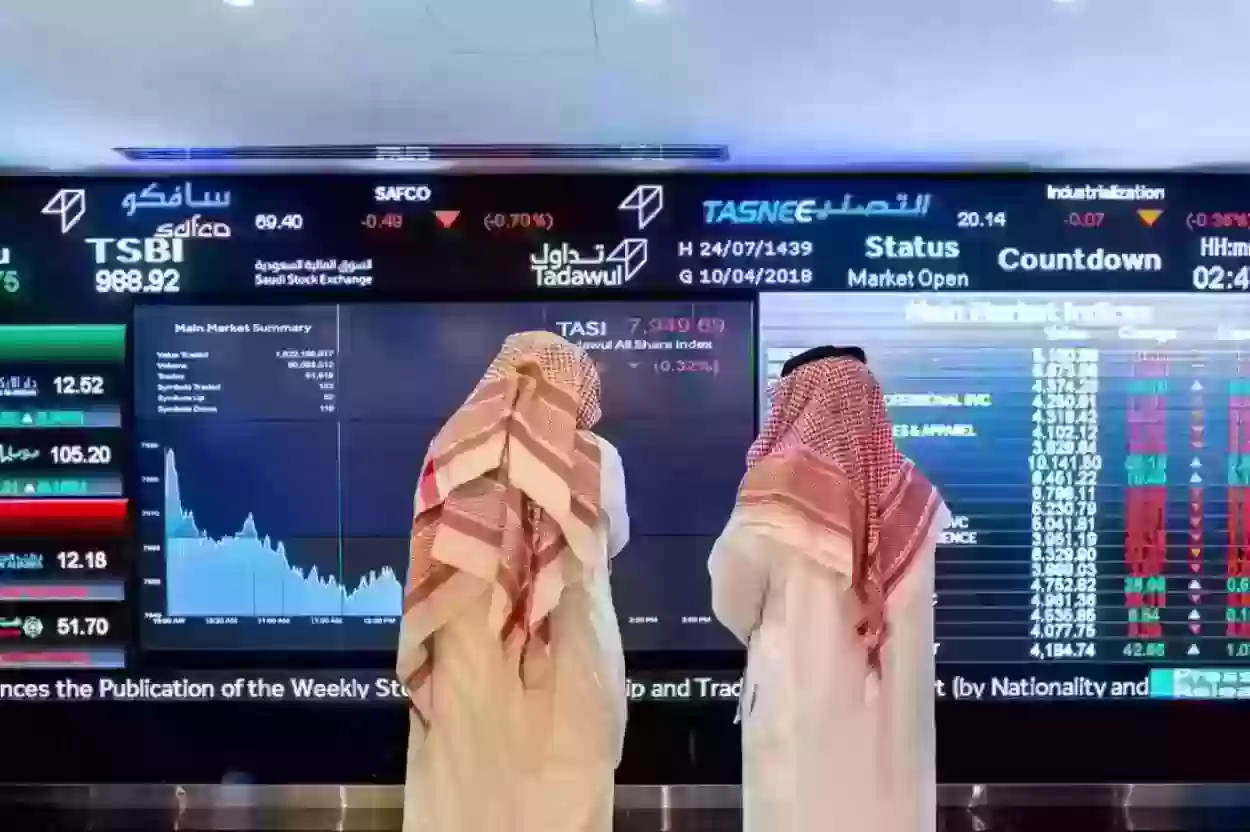 الأسهم في حالة غير مستقرة في البورصة السعودية اليوم