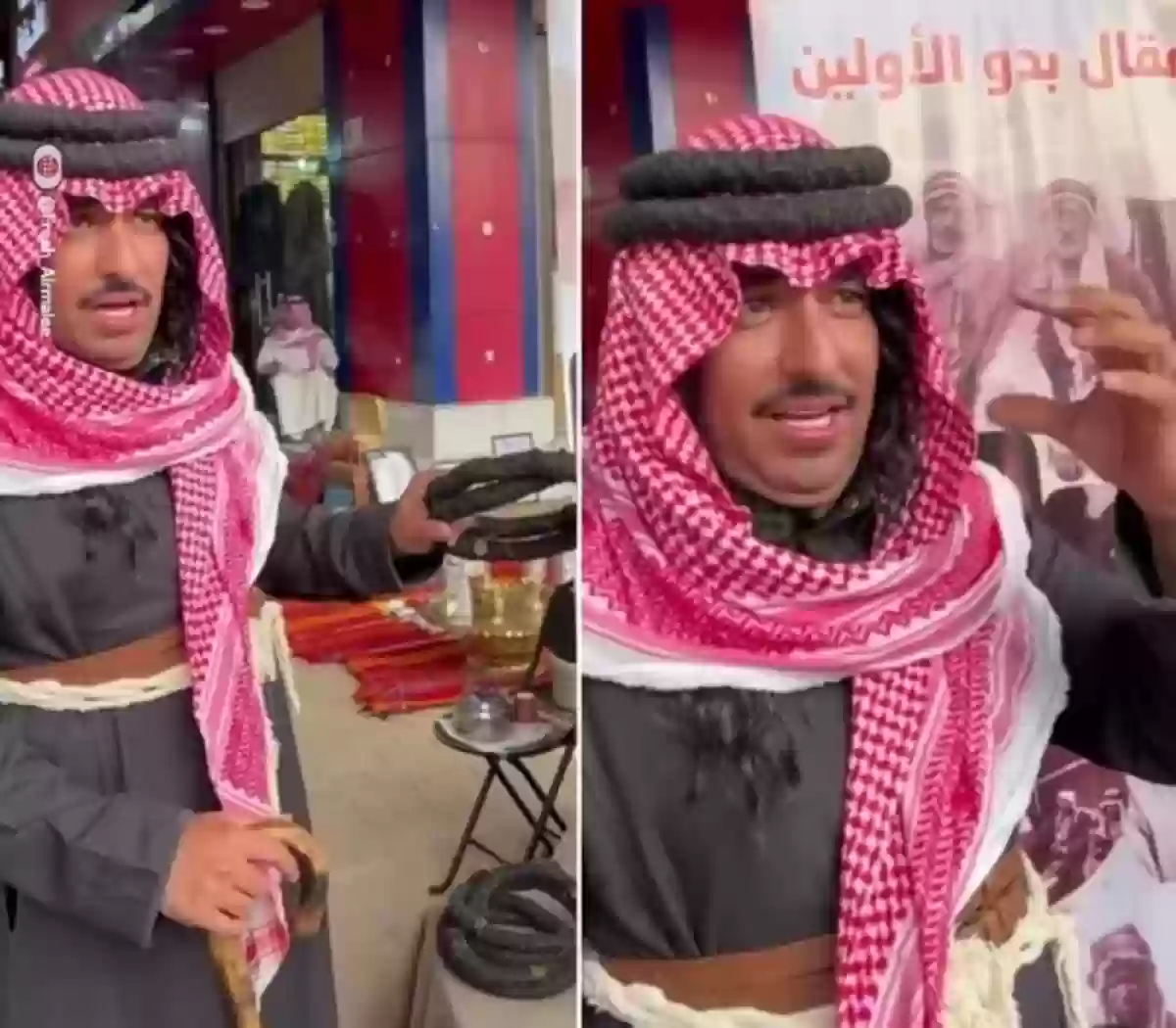 متعهد مزادات يوضح الملابس السعودية الأصيلة والخامات المصنوعة منها للسياح