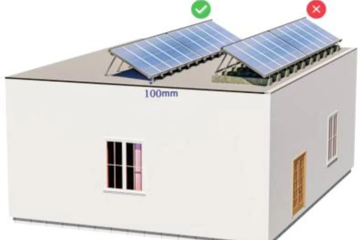 ألواح الطاقة الشمسية بالمباني