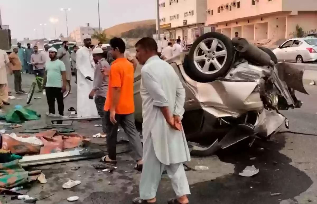 السعودية حادث في سفرة افطار يؤدي الي وفاة شخص وجرح 21 آخرين